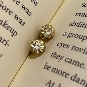 Gold Crystal Earrings